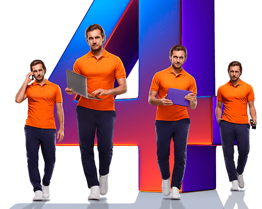 Великолепная четверка Ростелеком в деревня Грязное (Орловская область)